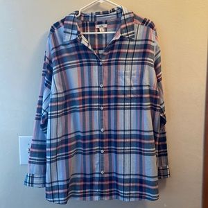 NWT Croft & Barrow The Extra Soft Flannel Shirt